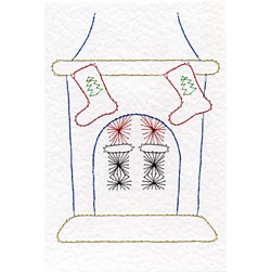 How a Swiss fireplace inspired a Christmas stitching pattern