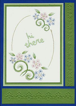 Stitching and CB – forum gallery stitching card of the week