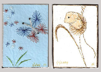 Artist trading cards