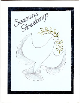 Christmas 2009 – forum gallery stitching card of the week