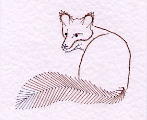 Red fox pattern