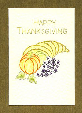 Thanksgiving – forum gallery stitching card of the week