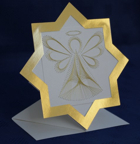 Angel – forum gallery stitching card of the week
