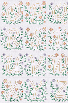 Remaining initial patterns added at Pinbroidery