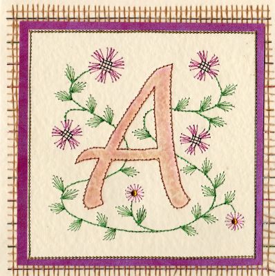 Ann’s Birthday – forum gallery stitching card of the week