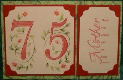 Mary’s 75th – forum gallery stitching card of the week