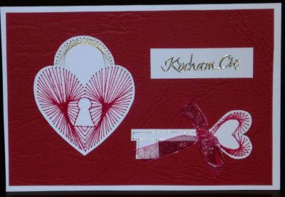 Kocham cie means I love you – forum gallery stitching card of the week