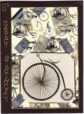 Old Bike – forum gallery stitching card of the week