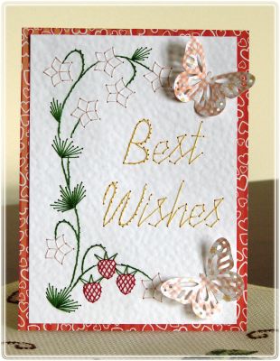 Best wishes – forum gallery stitching card of the week