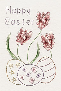 Easter pattern added at Stitching Cards