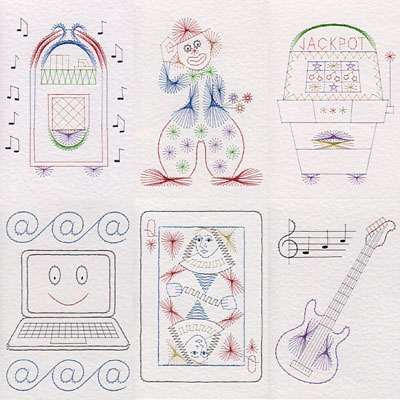 Leisure patterns added at Stitching Cards