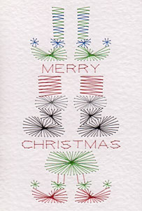 Christmas legs pattern added at Pinbroidery