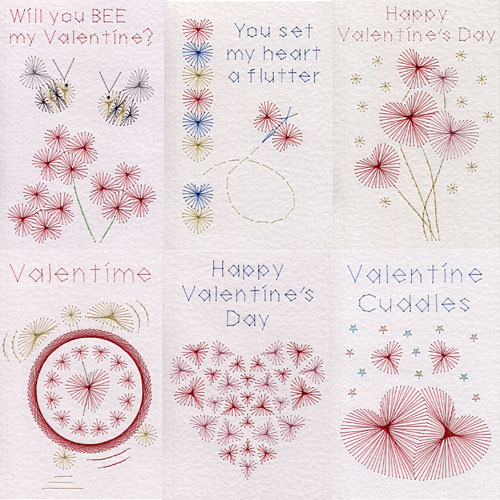 Valentines patterns added at Stitching Cards