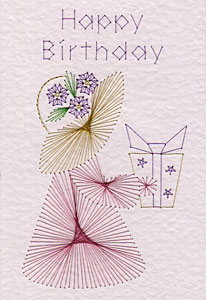 Birthday bonnet pattern added at Stitching Cards
