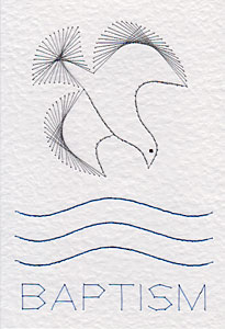 Baptism pattern added at Stitching Cards