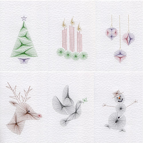 Quick Christmas patterns added at Stitching Cards 2017